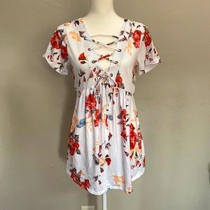 Lace Up Shirt